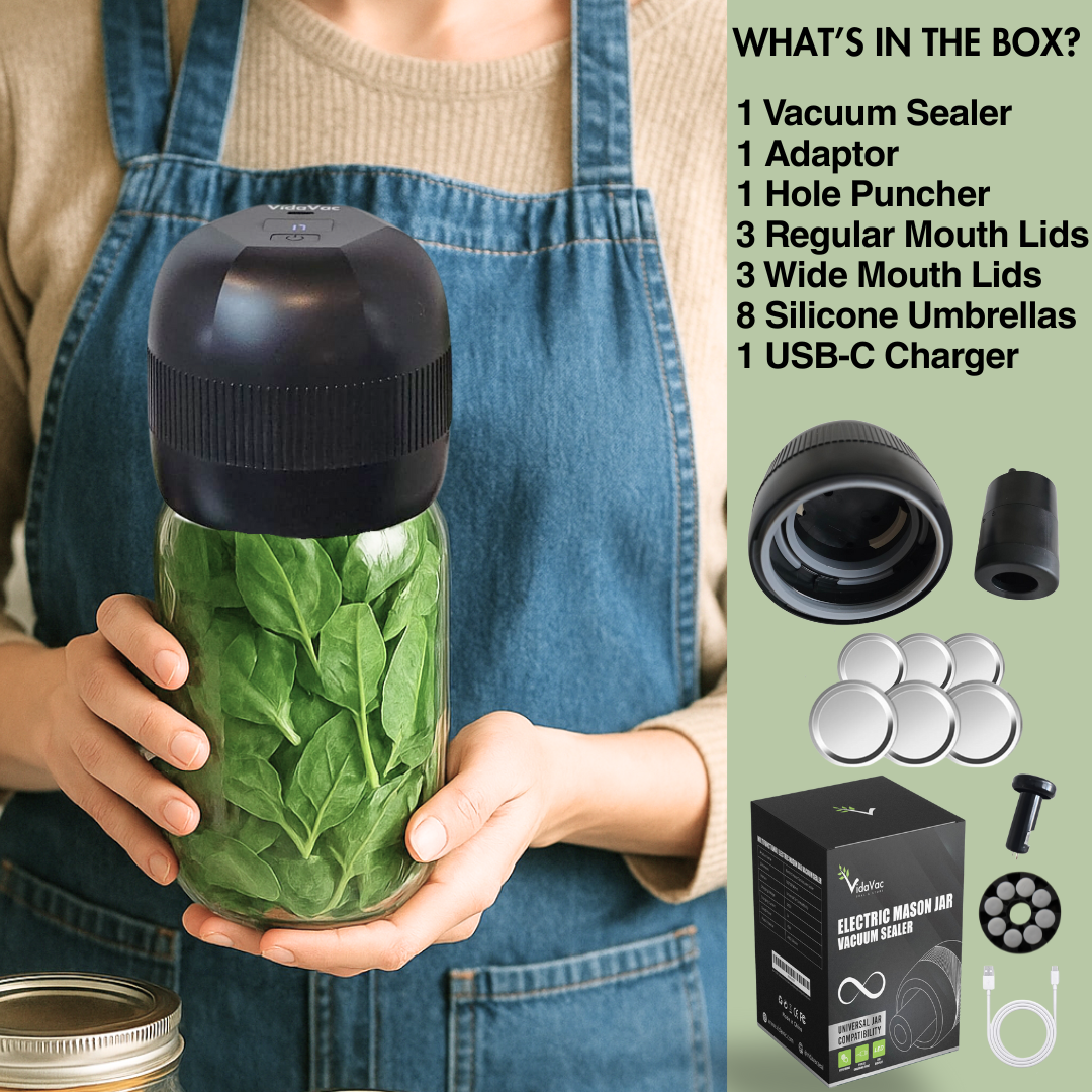 VidaVac™ Multifunctional Electric Mason Jar Vacuum Sealer