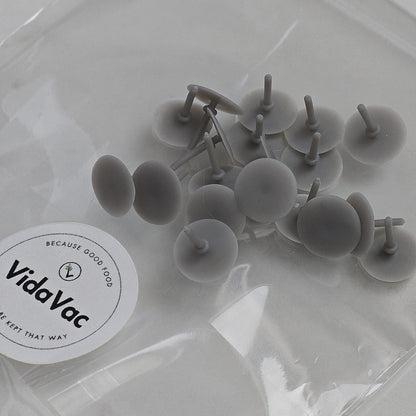 Set of 20 VidaVac silicone umbrella inserts for sealing twist lid jars